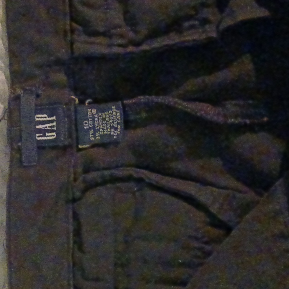Womans gap slant pocket denim jeans